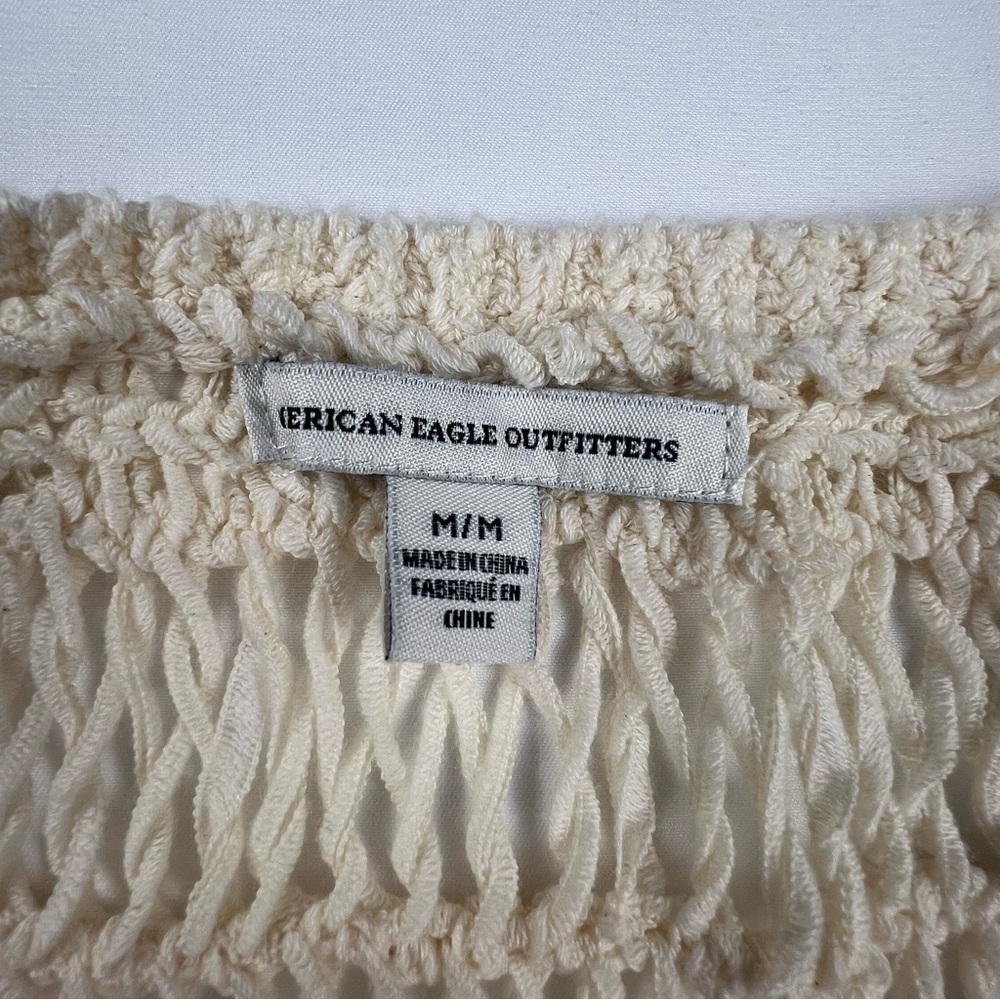 American Eagle Outfitters -Women’s Crochet Tank Top - Tan - Medium - Picture 5 of 9